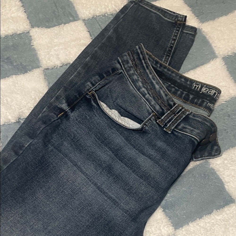 Maurices Dark Blue Ankle Jeans